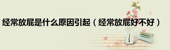 經(jīng)常放屁是什么原因引起（經(jīng)常放屁好不好）