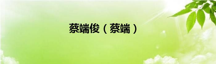 蔡端?。ú潭耍?class='thumb lazy' /></a>
		    <header>
		<h2><a  href=