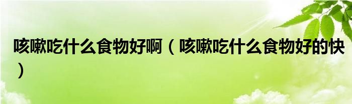 咳嗽吃什么食物好?。人猿允裁词澄锖玫目欤?class='thumb lazy' /></a>
		    <header>
		<h2><a  href=