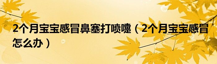 2個(gè)月寶寶感冒鼻塞打噴嚏（2個(gè)月寶寶感冒怎么辦）
