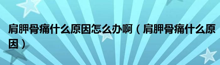 肩胛骨痛什么原因怎么辦?。珉喂峭词裁丛颍?class='thumb lazy' /></a>
		    <header>
		<h2><a  href=
