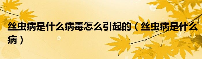 絲蟲病是什么病毒怎么引起的（絲蟲病是什么?。?class='thumb lazy' /></a>
		    <header>
		<h2><a  href=
