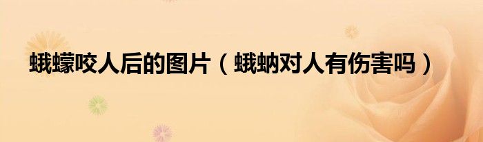 蛾蠓咬人后的圖片(蛾蚋對(duì)人有傷害嗎)